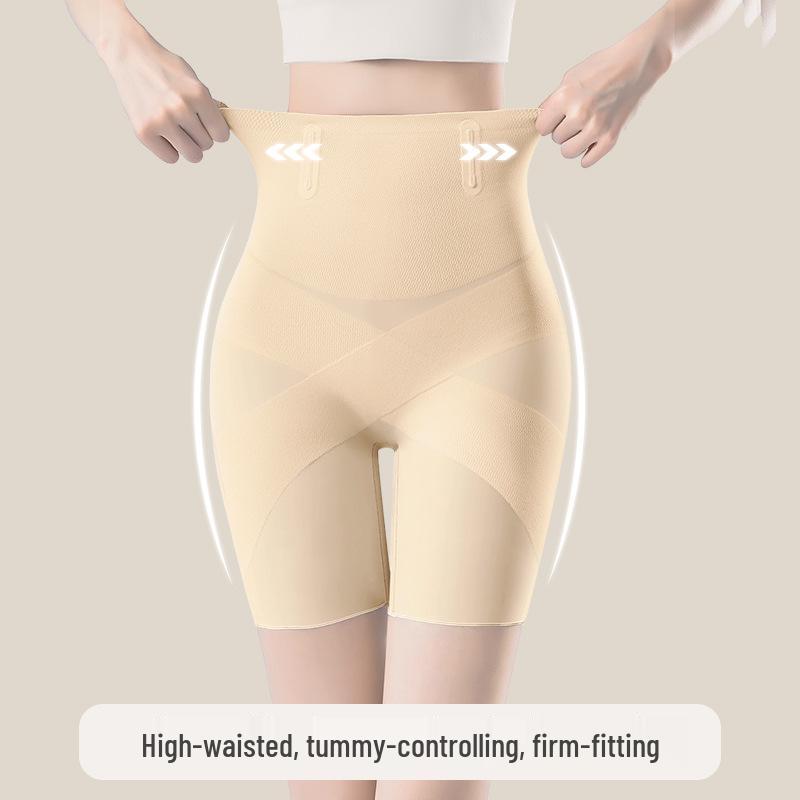 Pantalons Sculptants et Liftants Sans Couture Taille Haute en Soie Glacée pour Femmes