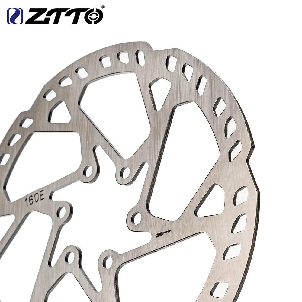 ZTTO 2.3mm Thicken MTB Road E-bike Bicycle Disc Brake Rotor Stainless Steel 140/160/180/203/220mm 6 Bolts Hub Mount Bike Parts