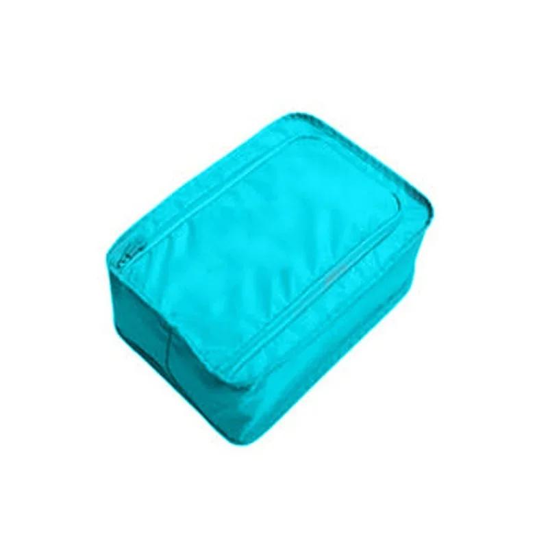 1Pc Waterproof Shoes Storage Bag Travel Clothing Organizer Convenient Zip Lock Sorting Pouch Foldable Underwear Socks Packing