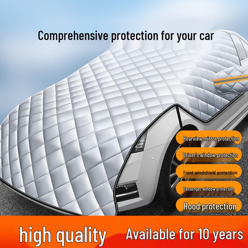 Universal Half Body Car Cover for Dongfeng Models: Fengxing, Lingzhi, Jingyi S50, and Fengshen Yixuan – Snow Shield Protection