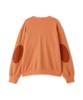 AVIREX COLOR BLOCK MILITARY PULLOVER women's F size 150 orange 783-6130601