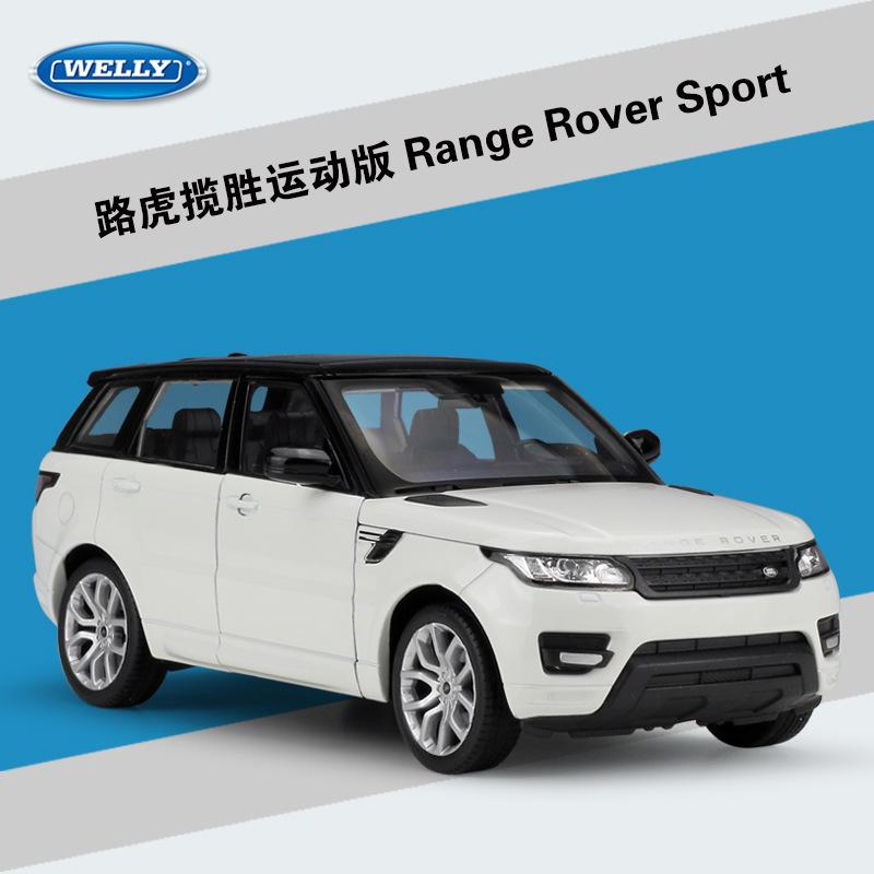 WELLY 1:24 Range Rover Sport Luxury SUV - Official Licensed Alloy Die-Cast Model Car, Collector's Display with Opening Parts
