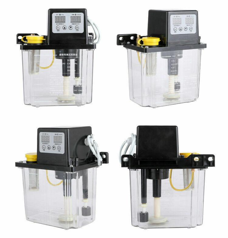 220V 1L Electric Automatic Lubrication Pump Oiler Dual Digital Display CNC Pump