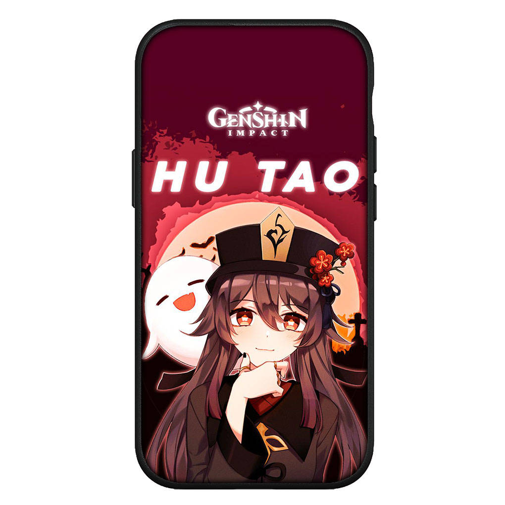 For Samsung Galaxy S24 S23 iPhone 16 15 14 Xiaomi Redmi Note 13 12 11 10 Plus 9 Pro Max X XR Phone Case Hutao Genshin Impact Hu Tao OPPO Huawei Cover