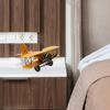 Handmade Small Airplane Model Ornaments Creative Plane Statue Miniatures Art Crafts Decoration Desk Accessories Gift