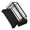 Dish Drying Rack Iron Multipurpose 2 Tier Cutlery Holder Small Dinnerware Drainer Chopsticks Cutlery Countertop Drying