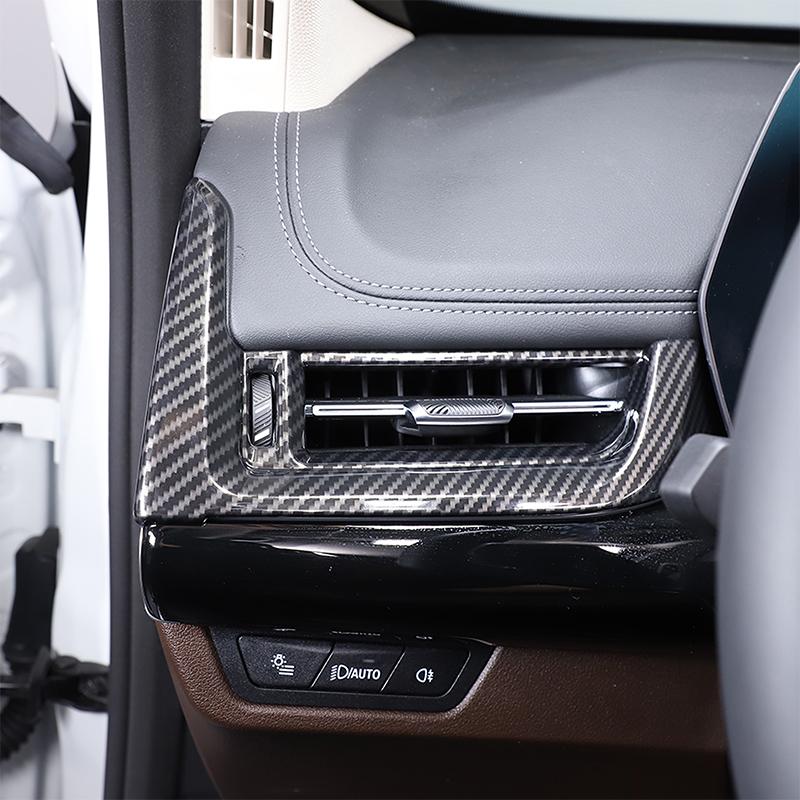 ABS Carbon Fiber Pro BMW X1 IX1 U10 U11 2025-24 Dekorační Rámeček Větracího Otvoru Středové Konzole Auta Samolepka Příslušenství Interiéru Auta