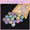 Colorful Electroplated White Rainbow Crystal Ball Perfect For Reiki Healing And Home Decor