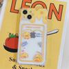 Adorable Cheese Expression Phone Case for iPhone 11/12, XR/XS Max - Card Holder