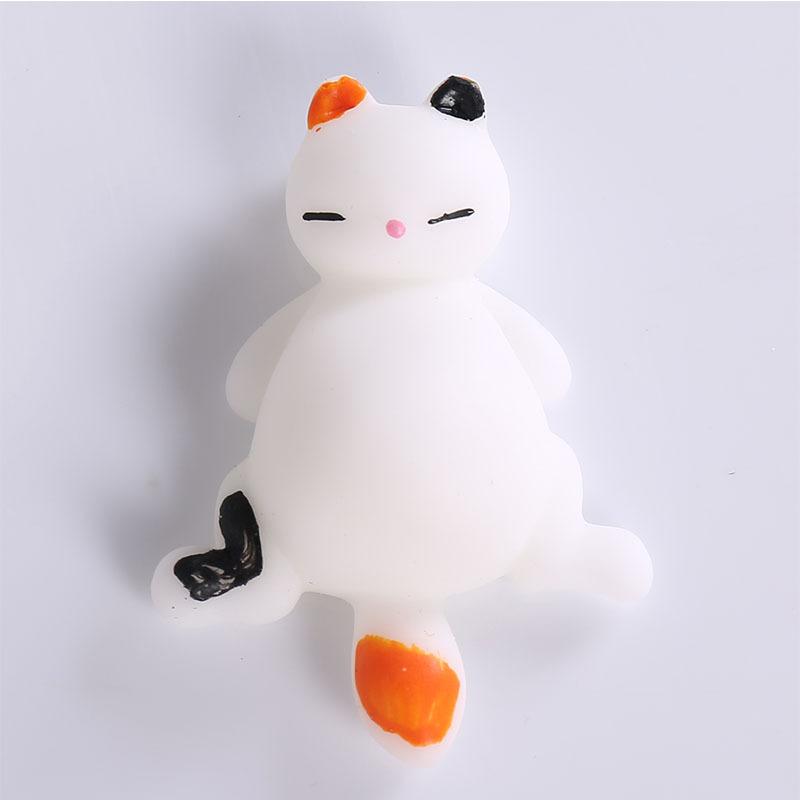 1pcs Cute Anti-Stress Squishy Cat Squeeze Ball Mochi Rising Abracon Soft Sticky Stress Relief Funny Gift Decompression Toy J56