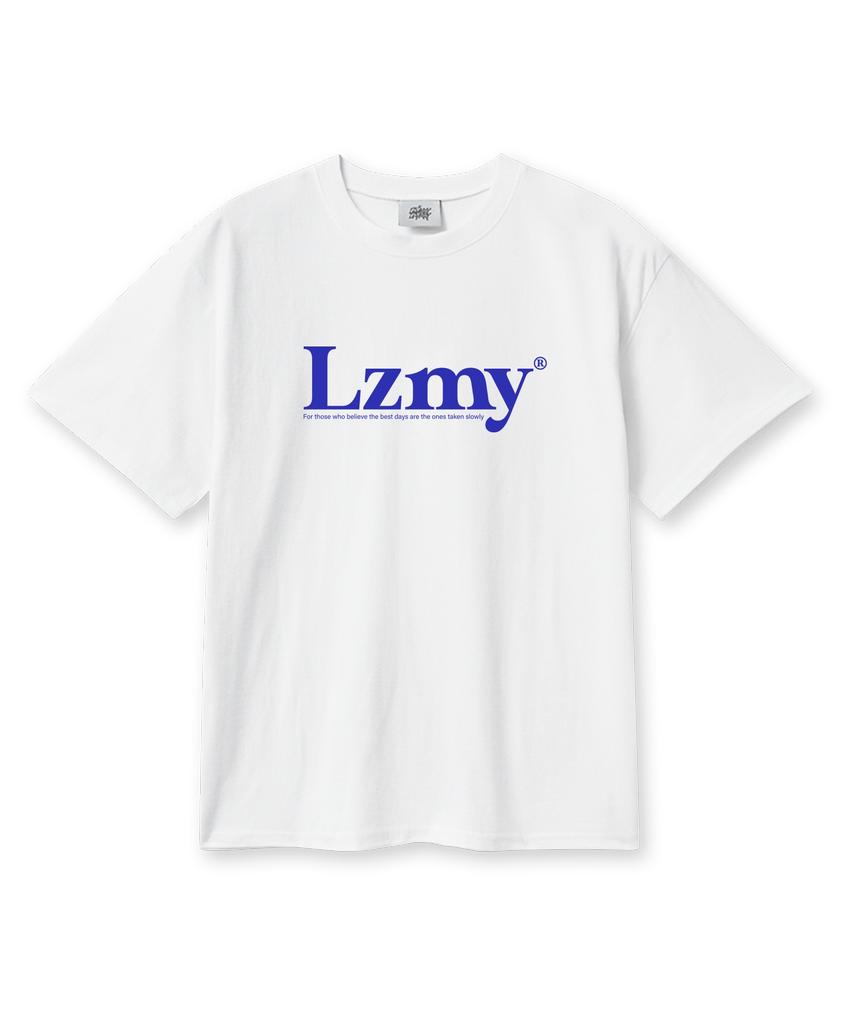 Leijimeli Lzmy Logo 20-Count Cotton Oversized Short Sleeve T-Shirt White