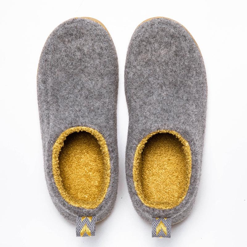 

Kediyuan Тихі Нековзкі Бавовняні Капці для Чоловіків та Жінок - Тепле Закрите Взуття для Приміщення/Вулиці на Осінь та Зиму XL (42-43 recommended) сірий колір