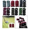 10x Waterproof Golf Iron Headcovers Golf Club Head Cover Viewable Window