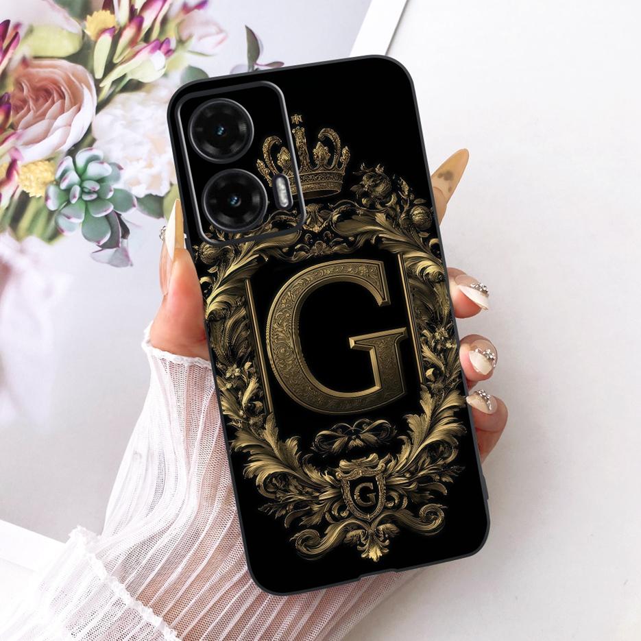 For Motorola Moto G35 Case Moto G55 G85 5G Cute Letters Cover Soft TPU Phone Case For Motorola G85 G 35 55 MotoG55 MotoG85 Shell