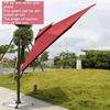Patio Umbrella Replacement Canopy Backyard Garden Outdoor Umbrella Top Sun Protective Water Resistant