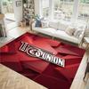 Union Berlin FC Design Crystal Velvet Carpet Cozy Non?Slip Printed Rug For Bedroom Living Room Entrance
