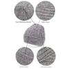 Cat Ear Winter Cap Soft Warm Casual Knit Cap Fashion Embroidered Bonnet  For Children