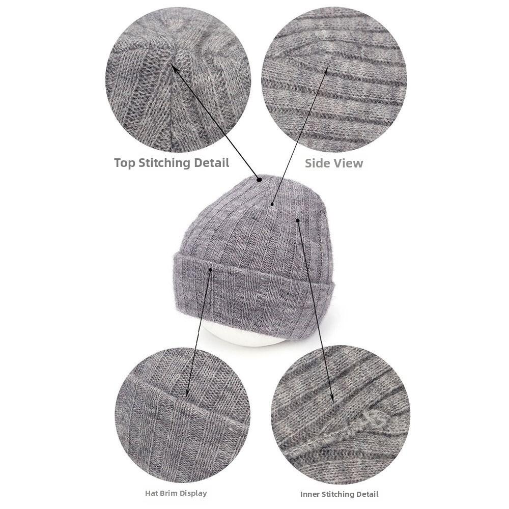 Cat Ear Winter Cap Soft Warm Casual Knit Cap Fashion Embroidered Bonnet For Children
