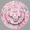 50 Bouncing Rabbit Sanrio Stickers - Cute Bonbonribbon Cartoon for Decoration