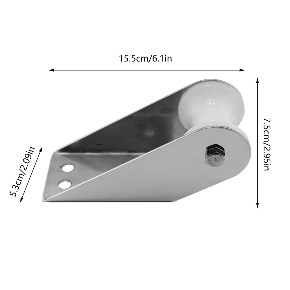 Boat Bow Anchors Bracket Marine Yacht Boat Bow Anchors Roller Launching Hardware Replacement Accessories For Kayaks Canoes