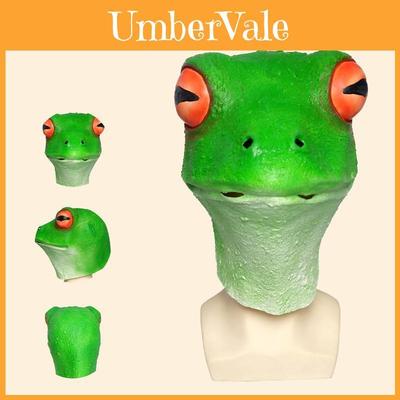 Creepy Halloween Christmas Latex Frog Mask For Ultimate Cosplay Fun