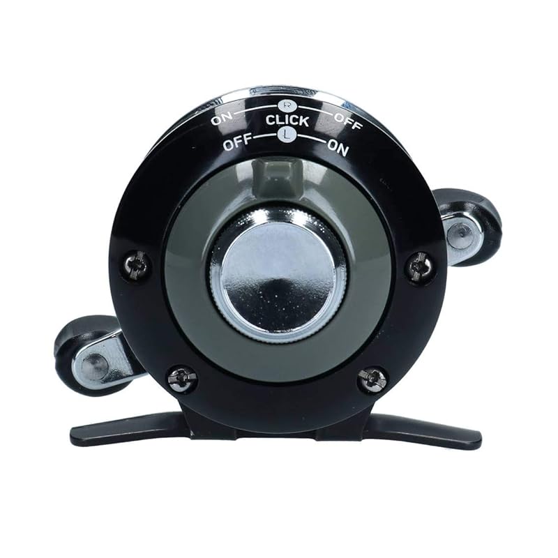 Daiwa Coronet 2 Naviják na ledový rybolov, Černý, Pravoruký (Model 2020)