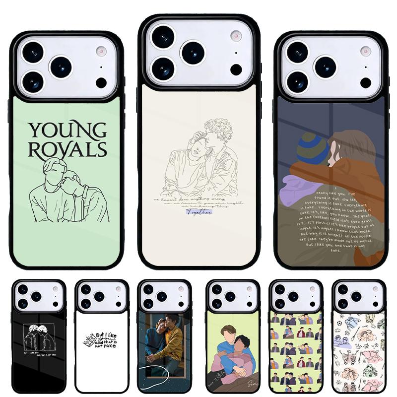 Young Royals Simon and Wilhelm Phone Case for iPhone 17 Air 16e 15 14 13 Pro Max Back Cover for 12 11 Pro Coque