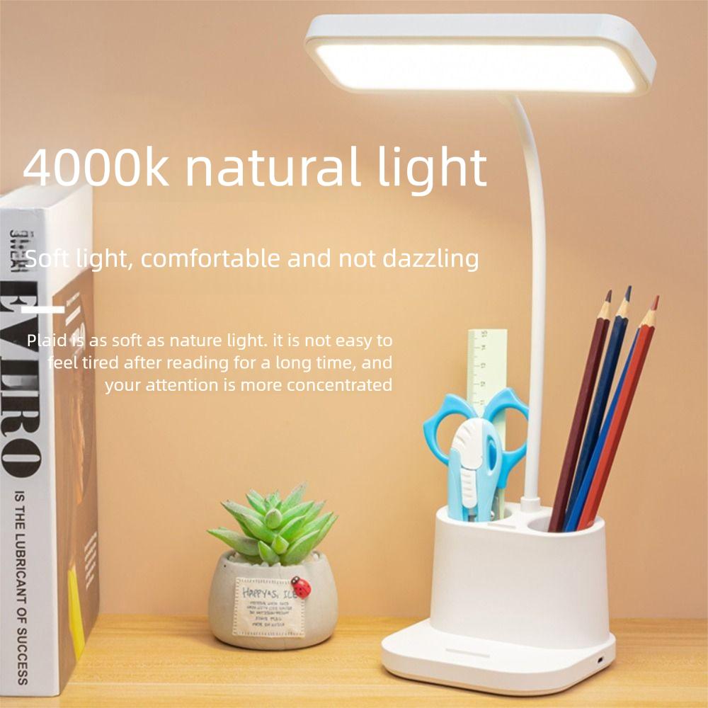 Eye Protection Tabletop Reading Lamp 3 Colors Led Bedside Lamp Night Light  School/Office