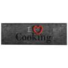 VidaXL Tapis de sol de cuisine lavable Cooking 45x150 cm