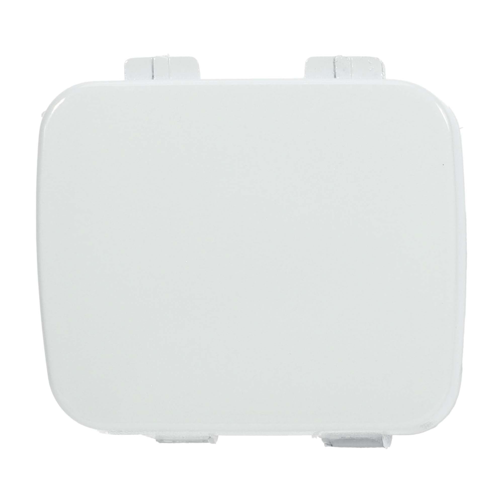 

ACROPIX Rear Light Passenger Sidecar Bumper Toe Hook Cover Cap for BMW 1 Series E81 E87 LCI 2007 Pure 1 Piece 2011, White,