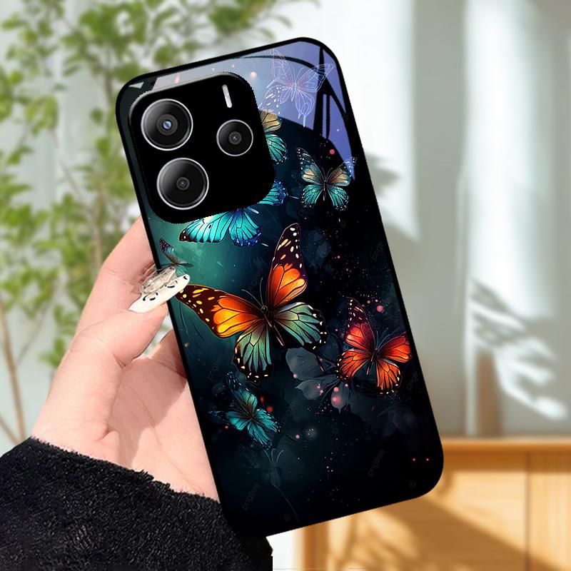 Glas-Handyhülle für Redmi Note 14 Pro 4G 5G Gehärtetes Glas Handyhülle für Redmi Note14 Pro+ Funda 14Pro Plus 5G Schutzhüllen