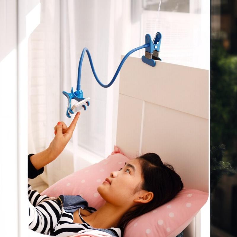 Universal 360 Degrees Mobile Phone Holder Flexible Long Arm Lazy Phone Stand Clip For Bed Office Desk For Smartphones