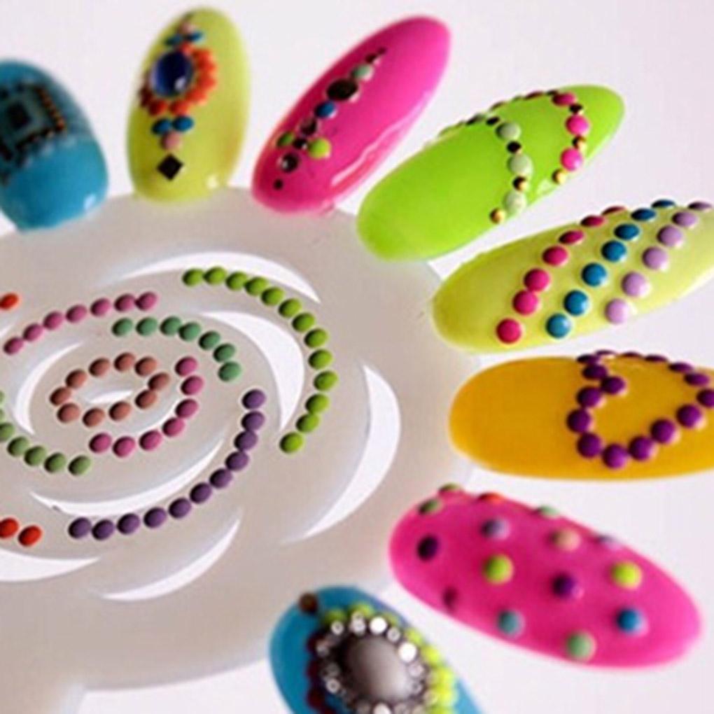 Display Card Art Acrylic Display Plate Palette Manicure Accessory