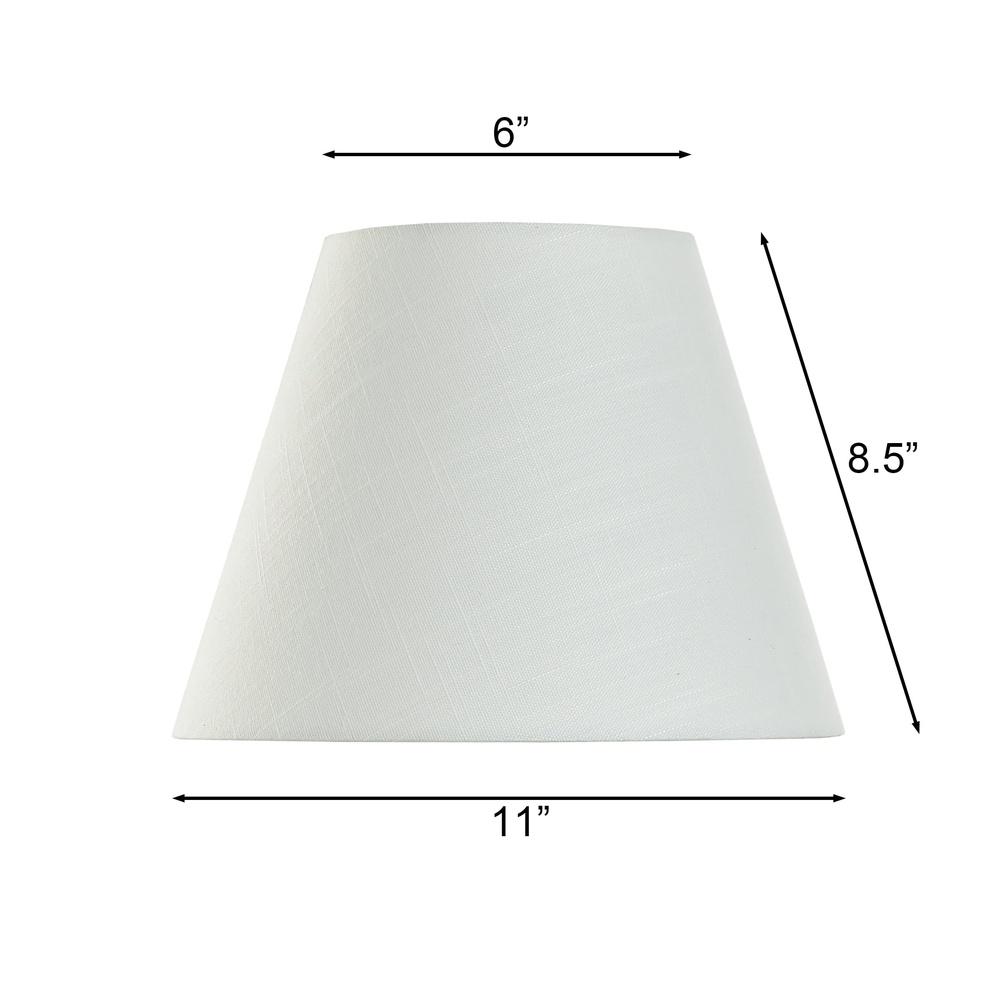 White Textured Fabric Empire Lamp Shade Decorative Lighting Fixture Home Decor Floor Bedside Lamp Shade Polyester Material