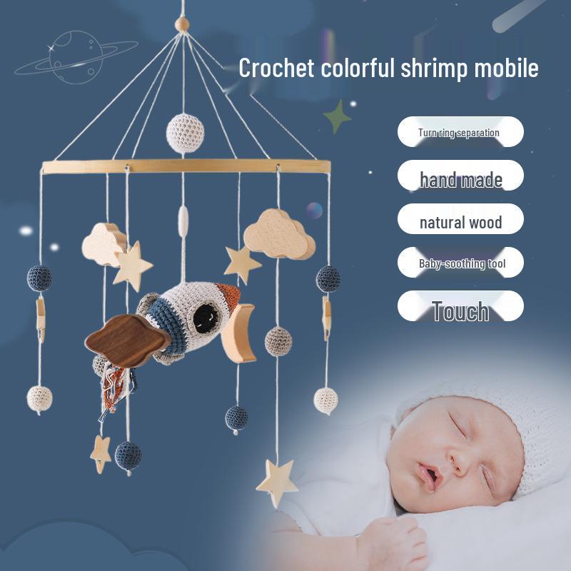 Rotating Crib Mobile: Newborn Baby Sleep Aid & Educational Rattle Toy