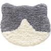 Techno Prime And Packable Chair Fluffy Chair 35 X 31 Warm for Men and 70255 "Hachiware" Cat-Shaped Cushion, Pad, Approx. Cm, Women,