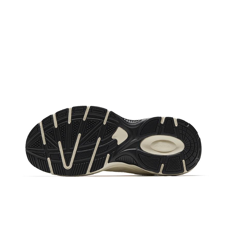 Anta Trendy Comfortable Fashion Synthetic Leather Fabric Wear-Resistant Shock Absorption Low-Top Casual Running Shoes Women sneaker White 922545597-2