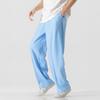 Men's Casual Trousers: Plus Size, Plain, Loose-Fit Straight-Leg Trousers – New Arrival Sports Trousers