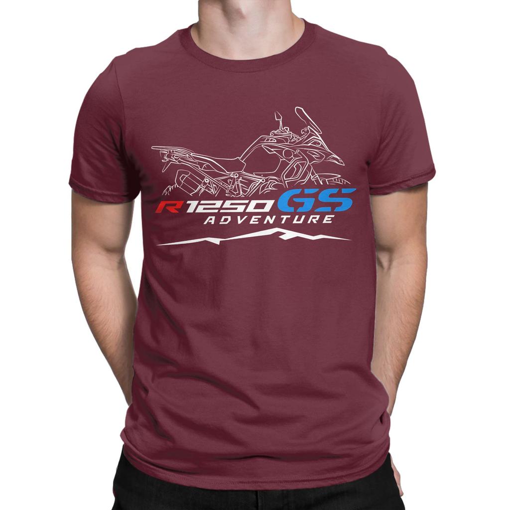 R1250gs Adventure Voor Motorrijders Motorfiets Nieuwigheid Grafisch 100% Katoen T-shirt Gs Shirts Tops Voor Unisex