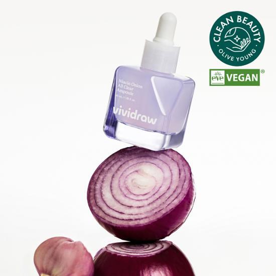 

[Средство для устранения пятен] Vivid Draw Niacin Onion All Clear Ampoule 40 мл, косметика из Кореи