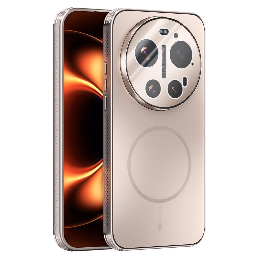 ABEEL For Xiaomi 17 Ultra 5G Magnetic Case TPU PC Cooling Matte Phone Back Cover with Lens Film