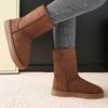 2025 Winter New Comfortable Platform Bottom Designer Women Snow Boots Office Walking Shopping Women Boots Chaussure Femme Mujer