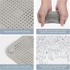 2 Pcs Silicone Drain Protector with Sucker, Sink Strainer, Shower Drain Covers Hair Catcher, Strainer Plug Trap Filter