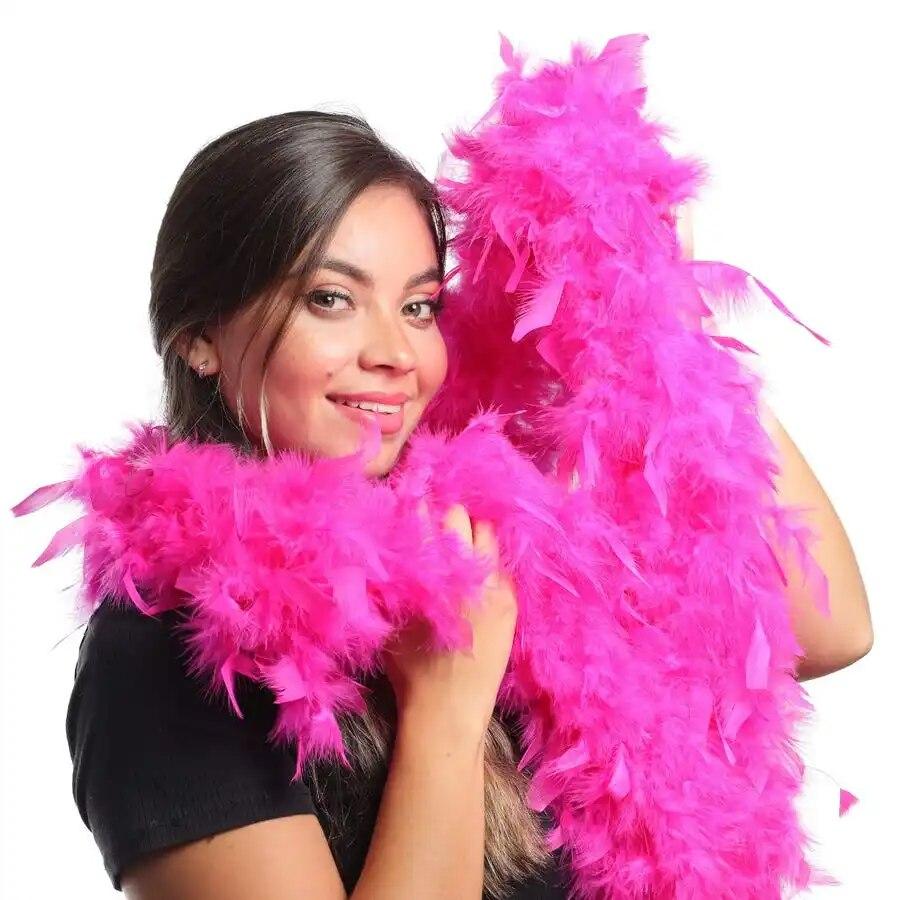 2 Yards 90Gram Turkey Feathers Boa Colorful-Chandelle-Feather-Boa Decor Scarf Marabou Plumas Shawl for Costume/Hat/party