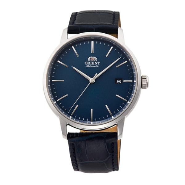 

Orient Мужской RN-AC0E04L (современник) Круглые часы из морской стали, аналоговые