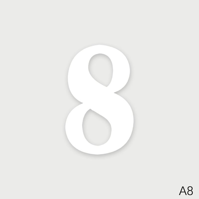 Wheelie Bin Stickers Self-Adhesive Trash Can Labels Pvc Number 0-9 Letters A-G Stickers Garage Car Bins Stickers Weatherproof