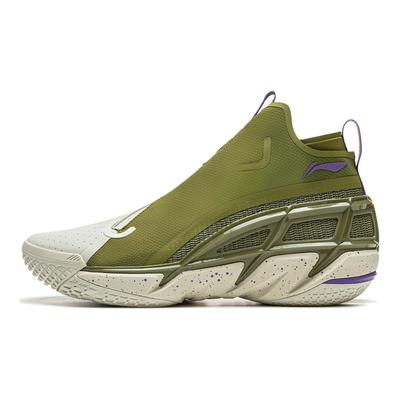 Li Ning Fan Wu 4.5 Basketball Shoes Men Sneaker Green ABFU031-4