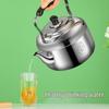 Large Capacity Stainless Steel Whistling Kettle - Thickened for Household or Commercial Use On Gas Stoves