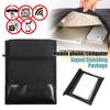 RFID Signal Shielding Blocking Storage Bag Privacy Protection Cover for Phones Tablet Device Large Wallet Id Card Car Key Case