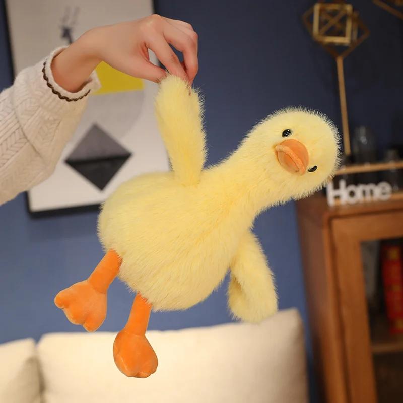 34/45cm Kawaii Lebensechte Laufente Plüschtier Realistische Niedliche Farbige Enten Stofftier Spielzeug Geschenke Kinder Haustiere Simulierte Ente Geschenk